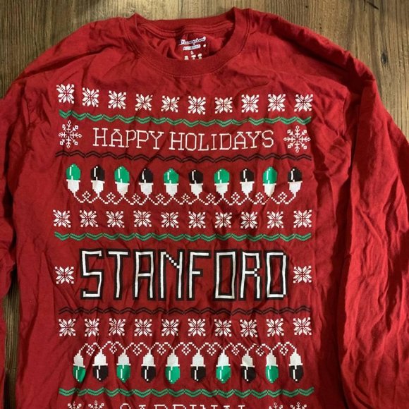 Stanford Champion Ugly Christmas Shirt 